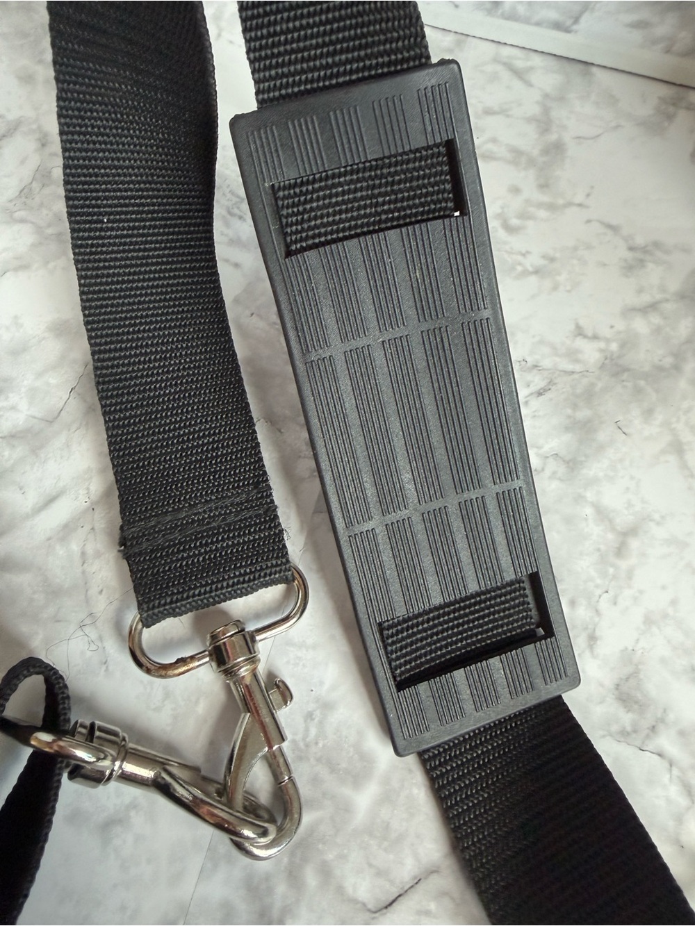 Black Adjustable Nylon Shoulder Strap for Men Bags